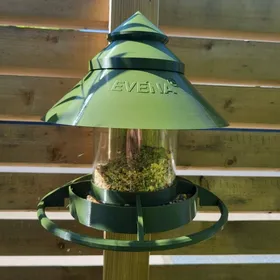 Comparer les prix de Mangeoire Oiseaux Sauvage CELESTE murale- Vert Olive - Gris anthracite