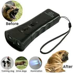 Meilleurs prix pour Pet Gentle Ultrasonic Dog Bark Trainer LED Light Chaser Device