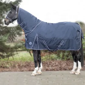 Comparer les prix de Couverture d'extérieur pour cheval avec couvre-cou en polaire HKM Starter 0g
