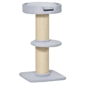 Meilleurs prix pour Arbre à chat bleu clair 45 x 45 x 91 cm avec poteaux en sisal