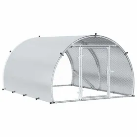 Meilleurs prix pour vidaXL Poulailler Argenté 200 x 150 x 100 cm Acier galvanisé 42042524