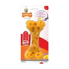Comparer les prix de Nylabone - Os à Mâcher pour Chiens de Moins de 23 kg - Jouet à Saveur Fromage pour une Mastication Ludique et Durable.