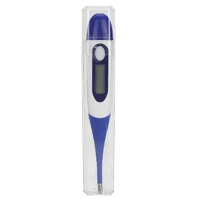 Meilleurs prix pour Thermomètre professionnel pour animaux de compagnie et bétail, portable, thermomètre à affichage LED pour animaux, porcs white