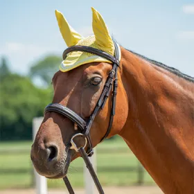 Meilleurs prix pour Bonnet court pour cheval HKM Essentials