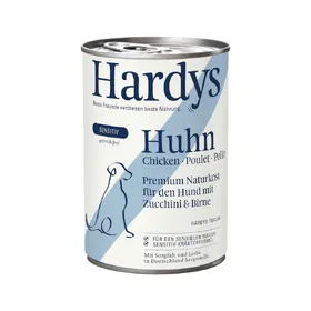 Meilleurs prix pour 24x400g Hardys Senistive poulet nourriture pour chiens humide
