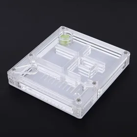 Comparer les prix de SURENHAP Boîte d’élevage de fourmis Boîte dexposition en acrylique Transparent pour nid de fourmis nid animalerie harnais
