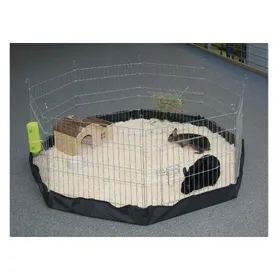 Meilleurs prix pour Enclos Kerbl octogonal en métal pour rongeur et lapin tapis en nylon