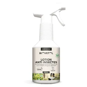 Comparer les prix de Biovetol - Antiparasitaire - Lotion Anti-Insectes Bio - 500ml