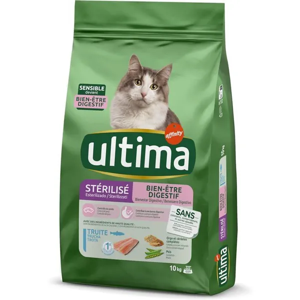 Ultima Chat Stérilisé truite - lot % : 2 x 10 kg – photo 5