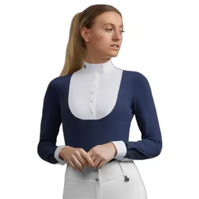 Meilleurs prix pour Chemise d'équitation de concours manches longues femme Premier Equine Navarra