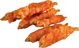 Comparer les prix de Friandises Chat - Flamingo Morceaux de poisson séché et poulet - 50 gr