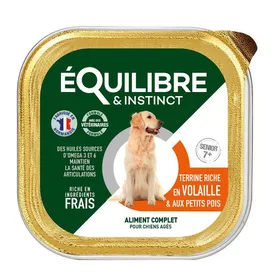 Meilleurs prix pour Terrine chien âgé riche en volaille