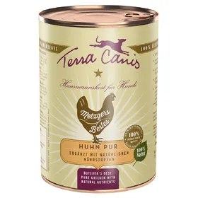 Meilleurs prix pour Terra Canis Metzgers Bestes 6 x 400 g pour chien - pur poulet