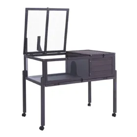 Meilleurs prix pour Maison Tortue en Bois Habitat Tortue Roulant Intérieur & Extérieur pour Serpents