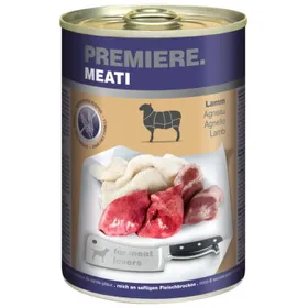Comparer les prix de PREMIERE Meati nourriture humide pour chien, adulte Agneau 6x400 g