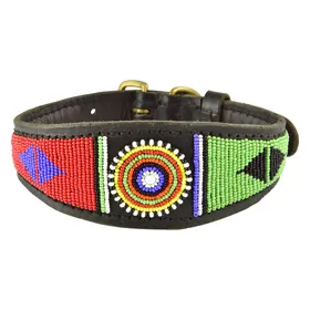 Meilleurs prix pour Kampuni Collier de chien Lucher Maragoli large, 61x6,5 cm (Chien), Collier + laisse