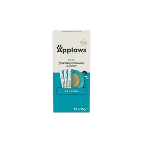 Meilleurs prix pour Friandise - APPLAWS - Purée de thon à lécher - Sans céréales - Riche en oméga‑3 & 6 - 32 x 15g