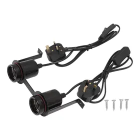 Comparer les prix de Support de Lampe Chauffante en Céramique pour Reptiles Charge 300W Base E27 Douille pour Ampoule pour Lézard Tortue black