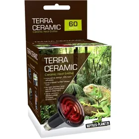 Comparer les prix de Lampe Chauffante pour Reptiles Terra Céramique 60 W REPTILES-PLANET