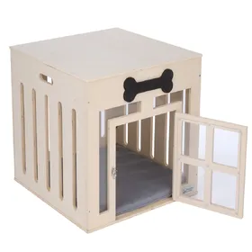 Meilleurs prix pour Cage d’intérieur pour chien Borlänge de Modern Living L 58,5 x l 58,5 x h 64 cm