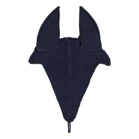 Comparer les prix de Bonnet anti-mouches pour cheval avec fixation de la muserolle Equestro 2019 - Bleu - Full