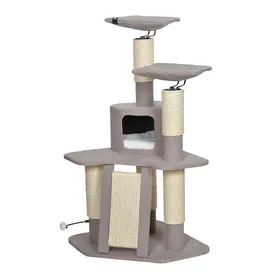 Meilleurs prix pour EBI Cat Tree Nagano Sisal naturel (134cm, Blanc), Arbre  chat