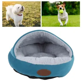 Comparer les prix de VGEBY lit pour chat VGEBY Lit pour animaux de compagnie Nid en forme de coquille pour animaux animalerie hamac Toit rigide bleu