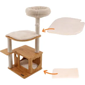 Comparer les prix de Couchages de rechange pour Arbre à chat MDF - 85cm - 34x22cm