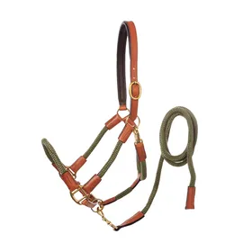 Comparer les prix de Licol pour cheval en cuir avec corde Kavalkade Cavo