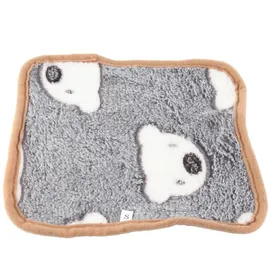 Comparer les prix de VGEBY Coussin chauffant pour animaux de compagnie Lait velours Pet Warmer Pad chien mignon coussin Fond Gris Tête Ours Blanc S RUIDA