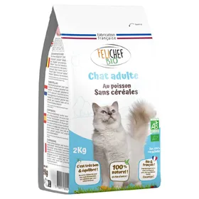 Meilleurs prix pour FELICHEF BIO Croquettes BIO sans céréales pour Chat Adulte stérilisé au poisson