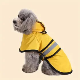 Comparer les prix de Imperméable et coupe-vent pour chien, design réglable pour garder les animaux de compagnie au sec et à l'aise, adapté aux chiens de petite et moyenne taille M jaune