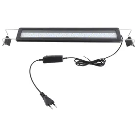 Comparer les prix de Lampe LED pour aquarium, 4 rangées de perles, 3 modes de couleur, résistante aux éclaboussures, dissipation thermique, support extensible black