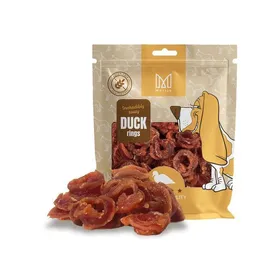 Meilleurs prix pour Friandise pour chien - Mersjo soft anneaux de canard séché 500g