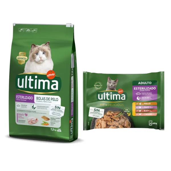 Sterilized Hairball Ultima - Croquettes pour chat – photo 3