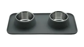 Meilleurs prix pour Gamelle double Chien – Bubimex Set de table avec gamelles acier – 0,54 L