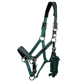 Meilleurs prix pour Licol nylon pour cheval Premier Equine Duco - Vert - Cob