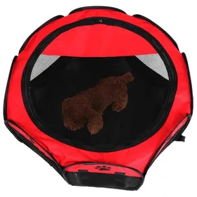 Meilleurs prix pour Cage dexercice et de jeu - SALALIS - Tente intérieure/extérieur - Rouge - Tissu Oxford - 68 x 45 cm