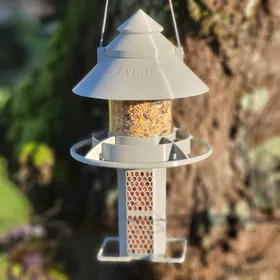 Meilleurs prix pour Mangeoire Oiseaux Sauvage CELESTE Cacahuète - 3 couleurs - Gris anthracite