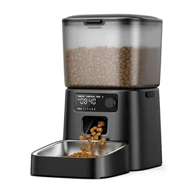 Meilleurs prix pour Distributeur Croquettes Chat Automatique 3.5L Distributeur Croquettes Chat Mangeoire de Nourriture Gamelle Automatiq (réf 4231)