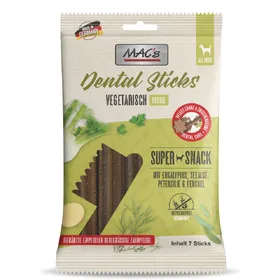 Comparer les prix de 180g MAC's DOG Dental Sticks Friandises végétariennes pour chiens