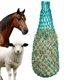 Meilleurs prix pour VEVOR Filet à Foin Cheval 4 PCS Filet à Foin Suspendus Longueur Étendue 0,9 m pour Alimentation Lente Chevaux Moutons Bovins Alpagas Animaux Élevage, Mailles 3,8x3,8 cm Polyéthylène avec Mousquetons