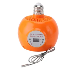 Meilleurs prix pour Lampe Chauffante Poulailler E27 Prévention Surchauffe AC220V 150W 25?Lampe Chauffante pour Volaille 32 degrés C pour Canards orange