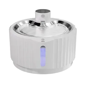 Comparer les prix de Fontaine À Eau Intelligente Pour Animaux - Distributeur D'eau Automatique 2,8l Avec Charge Sans Fil Et Quadruple Filtration