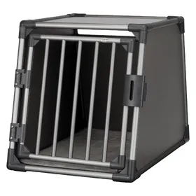Comparer les prix de Cage de transport Trixie en aluminium pour chien, gris foncé - taille M-L