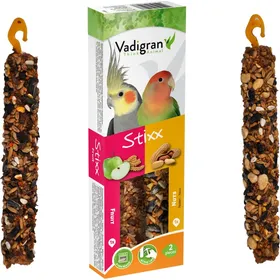 Meilleurs prix pour Baguettes Stixx Grande Perruche Fruit-Noix 2 en 1