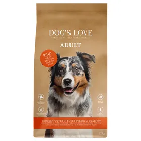 Comparer les prix de Dog's Love Adult bœuf pour chien - 12 kg
