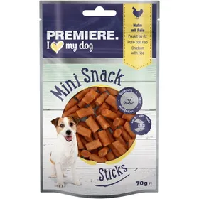 Meilleurs prix pour PREMIERE Mini Sticks poulet et riz 5x70 g