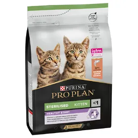 Comparer les prix de Sterilised Kitten PURINA PRO PLAN, saumon - Croquettes pour chat