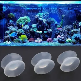 Comparer les prix de 10pcs ventouses à double face en silicone pour aquarium en verre de réservoir de poissons HB017